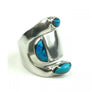 Turquoise Adjustable Inlaid Ring
