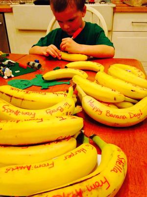 Valentine's, Bananas, Pooh & Rocks