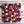 Rainbow Square Felted Ball Trivet