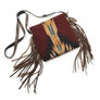 Shadow Wool & Leather Fringe Bag
