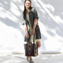Gloria Wool & Leather Tote