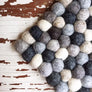 Natural Square Felted Ball Trivet