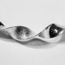 Sterling Silver Sparkling Twisted Hoops