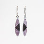 Elena Earrings - Lilac + Onyx