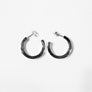 Thick Sterling Silver Hoops